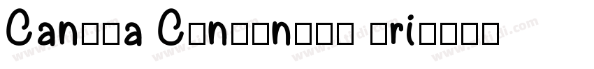 Canela Condensed Tri字体转换